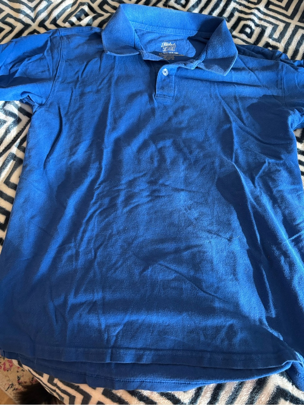 Faded Glory Royal Blue Polo Shirt